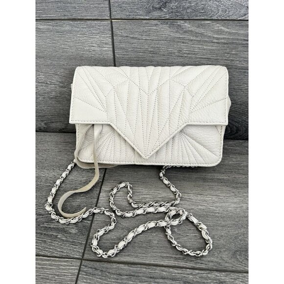 Aimee Kestenberg Quilted Leather Chain Crossbody -A Love Thing vanilla Bag
